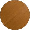 Flash Furniture Wren 42” Round Grey Thermal Laminate Activity Table – Height Adjustable Short Legs(Oak)