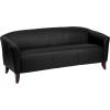 Flash Furniture HERCULES Imperial Series Reception Set in Black LeatherSoft(Black)