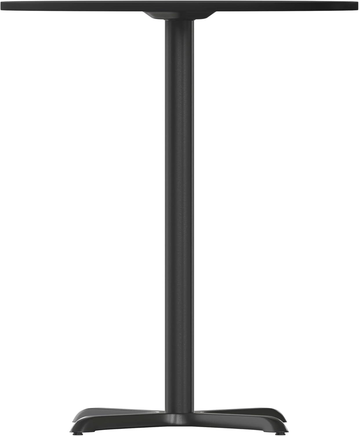 image:imageFlash Furniture 30 Round Black Laminate Table Top with 22 x 22 Bar Height Table BaseBlack