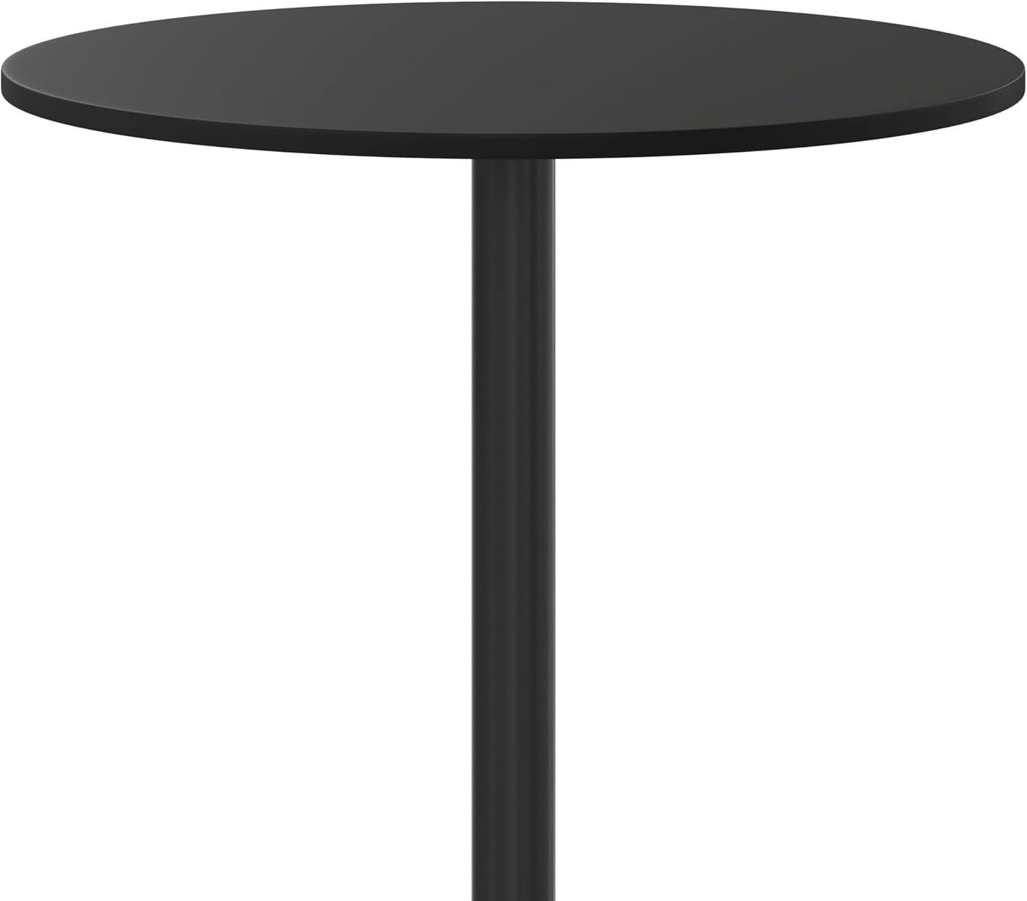 image:imageFlash Furniture 30 Round Black Laminate Table Top with 22 x 22 Bar Height Table BaseBlack
