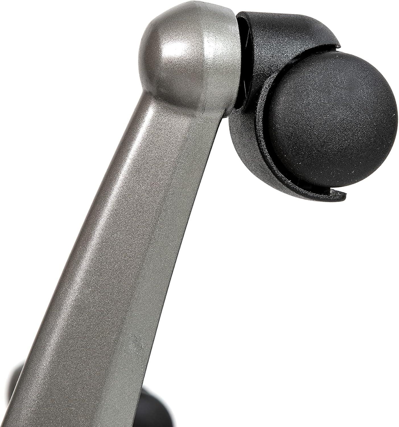 image:imageFlash Furniture Waylon MidBack Swivel Office Chair with Adjustable Foot Ring and Seat Height Ergonomic Executive Chair with Armrests BlackSilver