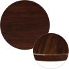 Flash Furniture Glenbrook 30″ x 48″ Rectangular High-Gloss Mahogany Resin Table Top with 2″ Thick Edge(Walnut)
