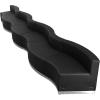 Flash Furniture HERCULES Alon Series Black LeatherSoft Reception Configuration, 7 Pieces(Black)