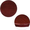 Flash Furniture Glenbrook 30″ x 48″ Rectangular High-Gloss Mahogany Resin Table Top with 2″ Thick Edge(Mahogany)