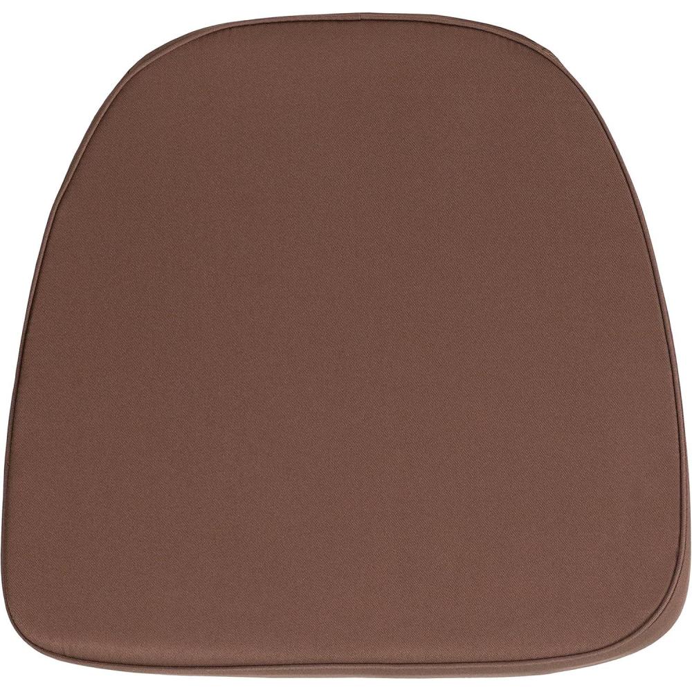image:imageFlash Furniture Soft Burgundy Fabric Chiavari Chair CushionBrown