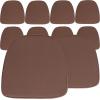 Flash Furniture Soft Burgundy Fabric Chiavari Chair Cushion(Brown)
