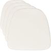 Flash Furniture Soft Burgundy Fabric Chiavari Chair Cushion(Ivory)