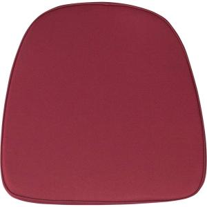 Flash Furniture Soft Burgundy Fabric Chiavari Chair Cushion(Burgundy)
