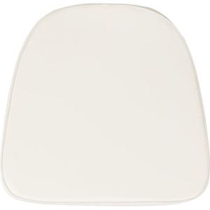 Flash Furniture Soft Burgundy Fabric Chiavari Chair Cushion(Ivory)