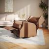 Flash Furniture Omma Swivel Glider Rocking Recliner, Manual Wingback Recliner with 360 Degree Swivel, for Living Room, Bedroom, or Nursery, Cognac LeatherSoft(Cognac Leathersoft)