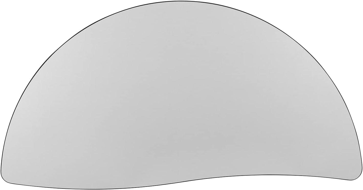 image:imageFlash Furniture 475 Half Circle Wave Collaborative Oak Thermal Laminate Activity Table Standard Height Adjustable LegsGrey
