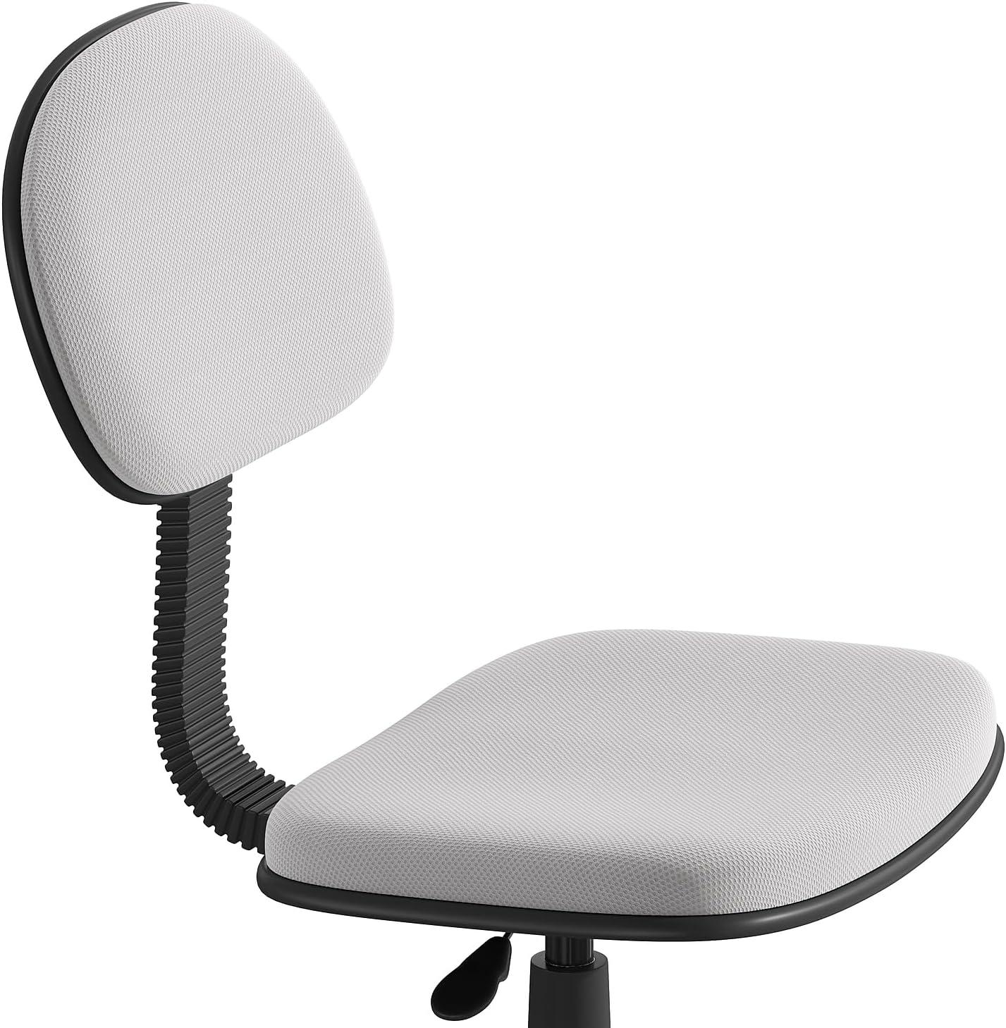 image:imageFlash Furniture Harry Low Back Swivel Task Office Chair Adjustable Light Orange Student Chair with Padded Mesh Seat amp Back Homeschool Study ChairGrey