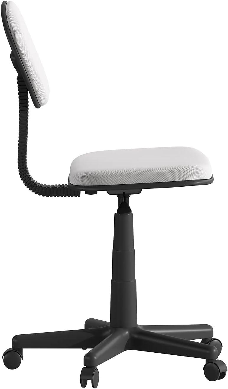 image:imageFlash Furniture Harry Low Back Swivel Task Office Chair Adjustable Light Orange Student Chair with Padded Mesh Seat amp Back Homeschool Study ChairGrey