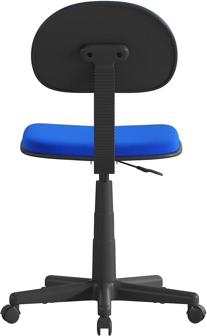 image:imageFlash Furniture Harry Low Back Swivel Task Office Chair Adjustable Light Orange Student Chair with Padded Mesh Seat amp Back Homeschool Study ChairRoyal Blue