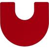 Flash Furniture 60”W x 66”L Horseshoe Yellow Thermal Laminate Activity Table – Standard Height Adjustable Legs(Red)
