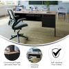 Flash Furniture Cambridge Right Side Single Pedestal Desk with 3 Locking Drawers, Commercial Grade Teacher’s or Office Desk, 30×60, Metal Frame, Walnut/Black(White Oak)