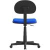 Flash Furniture Harry Low Back Swivel Task Office Chair – Adjustable Light Orange Student Chair with Padded Mesh Seat & Back – Homeschool Study Chair(Royal Blue)
