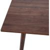 Flash Furniture Hatfield Mid-Century Modern Dining Table – Dark Walnut Engineered Wood Kitchen Table – 47 Inches – Tapered Wood Legs – Seats up to 4 Adults