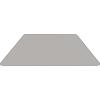 Flash Furniture Mobile 22.5”W x 45”L Trapezoid Grey HP Laminate Activity Table – Standard Height Adjustable Legs(Grey)