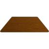 Flash Furniture Mobile 22.5”W x 45”L Trapezoid Grey HP Laminate Activity Table – Standard Height Adjustable Legs(Oak)
