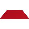 Flash Furniture Mobile 22.5”W x 45”L Trapezoid Grey HP Laminate Activity Table – Standard Height Adjustable Legs(Red)