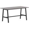 Flash Furniture Redmond Conference Table with A-Frame Base, Commercial Water and Scratch Resistant Laminate Finish, PVC Edge, Heavy Duty Steel Frame, 60×30, Gray Oak(Gray Oak)