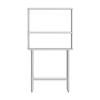 Flash Furniture Reese Prep and Work Table with NSF Certified 18 Gauge Stainless Steel Top Shelf and Double Overshelves with Galvanized Steel Undershelf, 30″ x 48″(24″ x 36″)