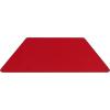 Flash Furniture Wren 22.5”W x 45”L Trapezoid Yellow HP Laminate Activity Table – Height Adjustable Short Legs(Red)