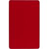 Flash Furniture Wren 30”W x 72”L Rectangular Grey Thermal Laminate Activity Table – Standard Height Adjustable Legs(Red)