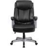 Flash Furniture HERCULES Series Big & Tall 500 lb. Rated Black LeatherSoft Executive Swivel Ergonomic Office Chair with Arms(Black Leathersoft)