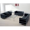 Flash Furniture HERCULES Regal Series Contemporary Cognac LeatherSoft Loveseat with Encasing Frame(Black)