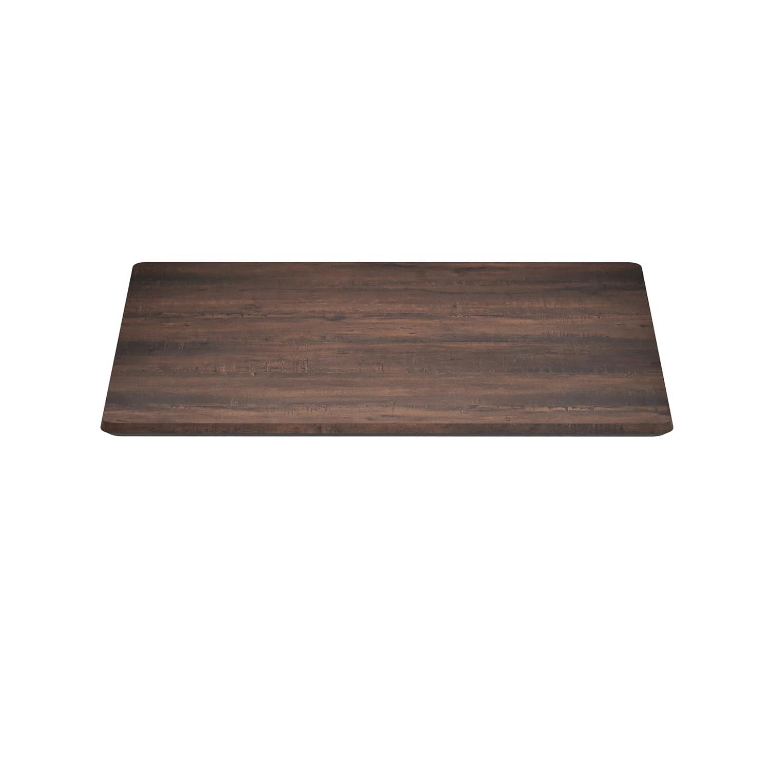 image:imageFlash Furniture Acadia 24 x 30 Dark Brown Tabletop TopGuard HPL Seamless Edge Scratch amp Stain Resistant AllWeather Durability Commercial GradeDark Brown