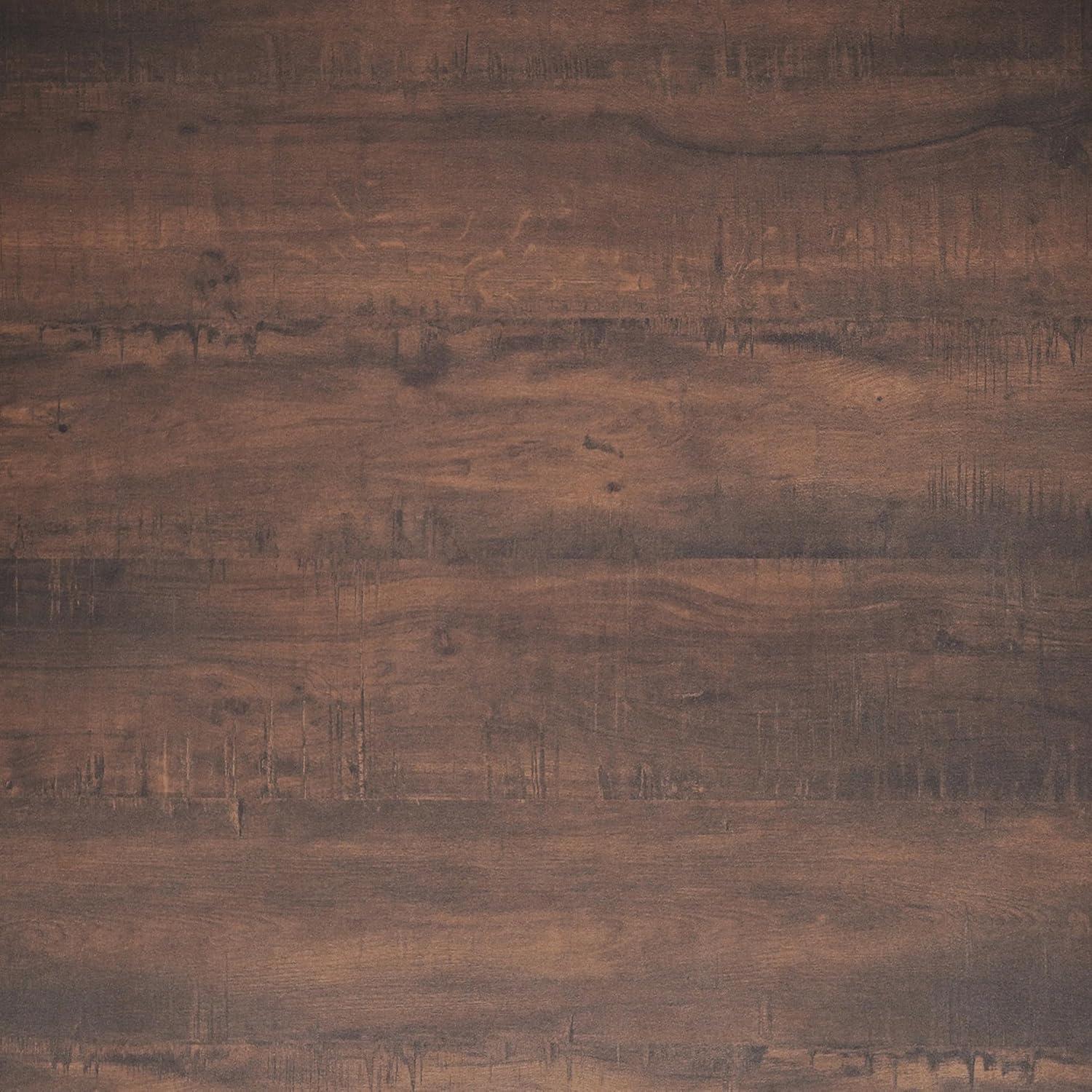 image:imageFlash Furniture Acadia 24 x 30 Dark Brown Tabletop TopGuard HPL Seamless Edge Scratch amp Stain Resistant AllWeather Durability Commercial GradeDark Brown