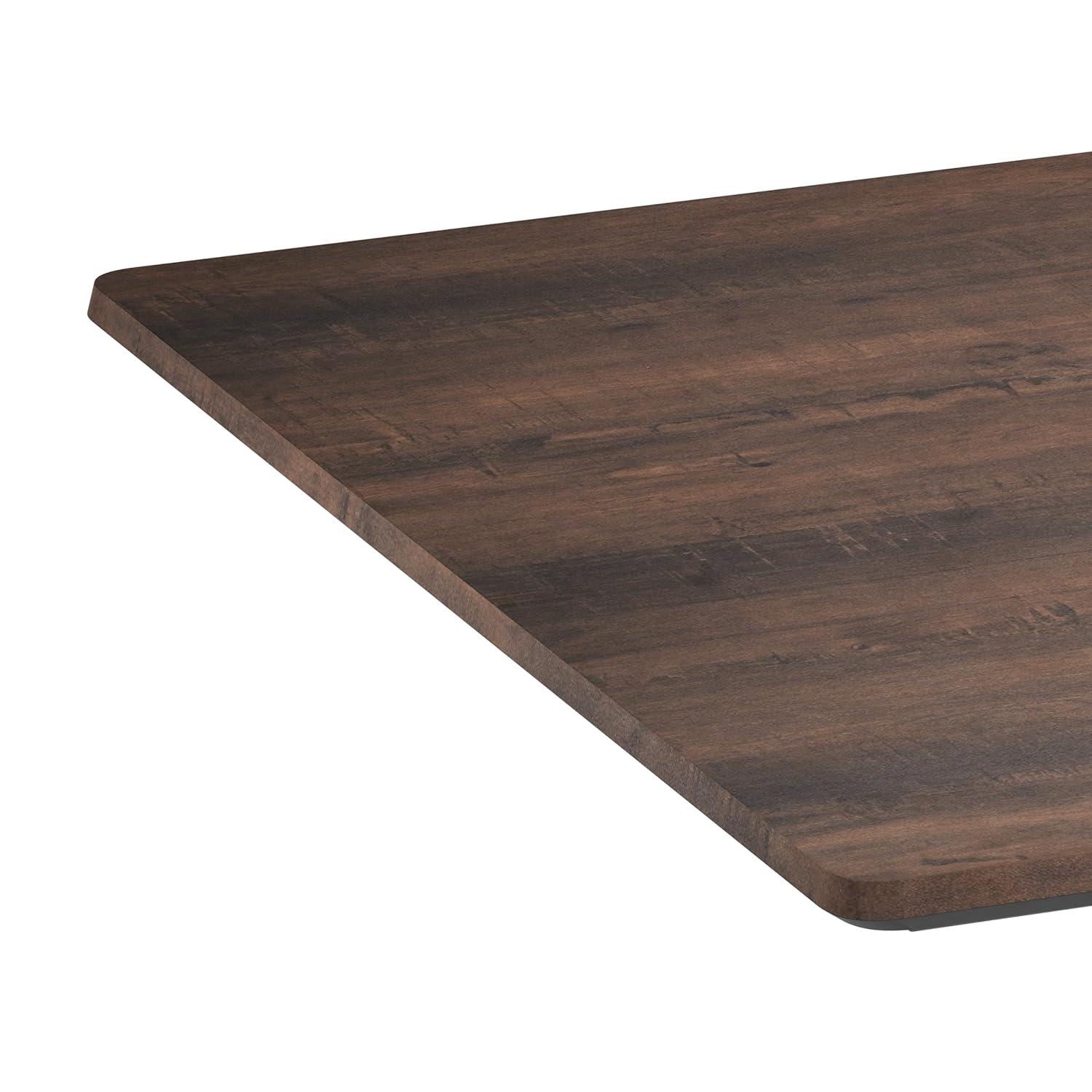 image:imageFlash Furniture Acadia 24 x 30 Dark Brown Tabletop TopGuard HPL Seamless Edge Scratch amp Stain Resistant AllWeather Durability Commercial GradeDark Brown