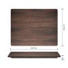 Flash Furniture Acadia 24″ x 30″ Dark Brown Tabletop, TopGuard HPL Seamless Edge, Scratch & Stain Resistant, All-Weather Durability, Commercial Grade(Dark Brown)
