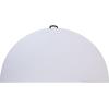 Flash Furniture Kathryn 5.89-Foot Round Bi-Fold Granite Black Plastic Banquet and Event Folding Table with Carrying Handle(Granite White)