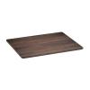 Flash Furniture Acadia 24″ x 30″ Dark Brown Tabletop, TopGuard HPL Seamless Edge, Scratch & Stain Resistant, All-Weather Durability, Commercial Grade(Dark Brown)