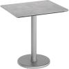 Gray Faux Concrete/Silver Base
