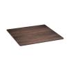 Flash Furniture Acadia 36″ Square Dark Brown Tabletop, TopGuard HPL Seamless Edge, Scratch & Stain Resistant, All-Weather Durability, Commercial Grade(Dark Brown)