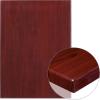 Flash Furniture Glenbrook 30″ x 42″ Rectangular High-Gloss Mahogany Resin Table Top with 2″ Thick Edge