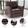 Flash Furniture HERCULES Diplomat Series Cognac LeatherSoft Chair(Brown)