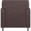 Flash Furniture HERCULES Diplomat Series Cognac LeatherSoft Chair(Brown/Chrome Legs)