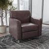 Flash Furniture HERCULES Diplomat Series Cognac LeatherSoft Chair(Brown/Chrome Legs)