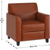 Flash Furniture HERCULES Diplomat Series Cognac LeatherSoft Chair(Cognac)