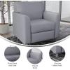 Flash Furniture HERCULES Diplomat Series Cognac LeatherSoft Chair(Gray/Chrome Legs)
