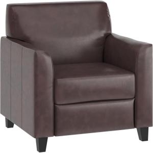 Flash Furniture HERCULES Diplomat Series Cognac LeatherSoft Chair(Brown)