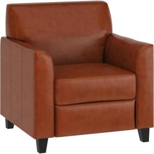 Flash Furniture HERCULES Diplomat Series Cognac LeatherSoft Chair(Cognac)