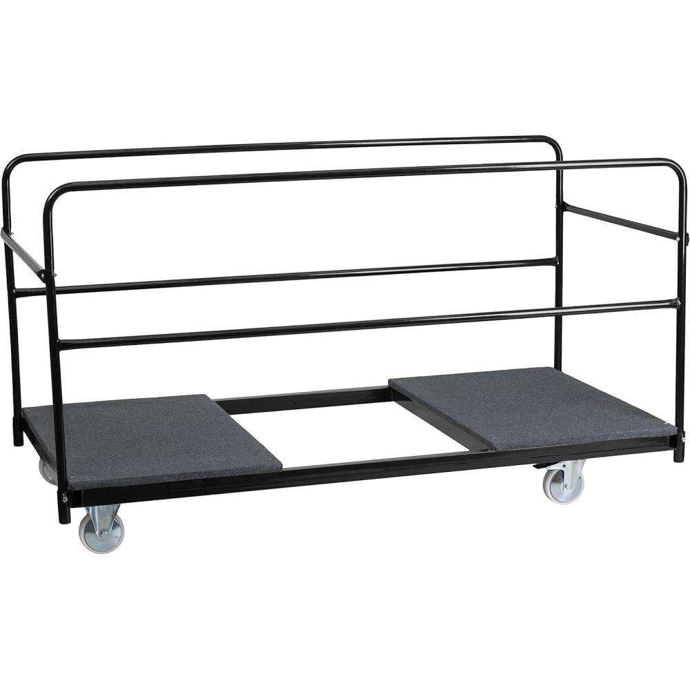 image:imageFlash Furniture Folding Table Dolly with Carpeted Platform for Round Tables