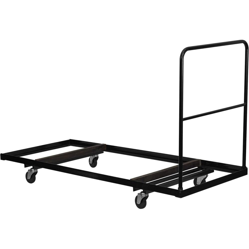 image:imageFlash Furniture Neena Black Folding Table Dolly for 30W x 72D Rectangular Folding Tables