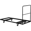 Flash Furniture Neena Black Folding Table Dolly for 30”W x 72”D Rectangular Folding Tables